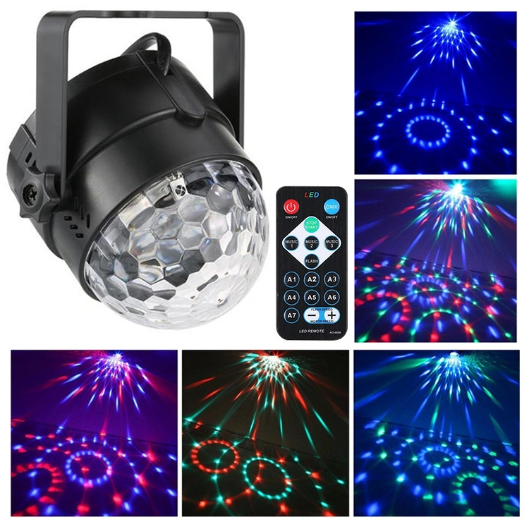 Mini LED Crystal Magic Ball Disco Lights for Home Party