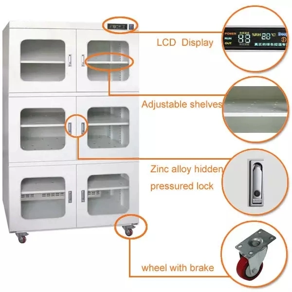 Auto Electronic Desiccant Humidity Control Industrial Dehumidifier Dry Cabinet