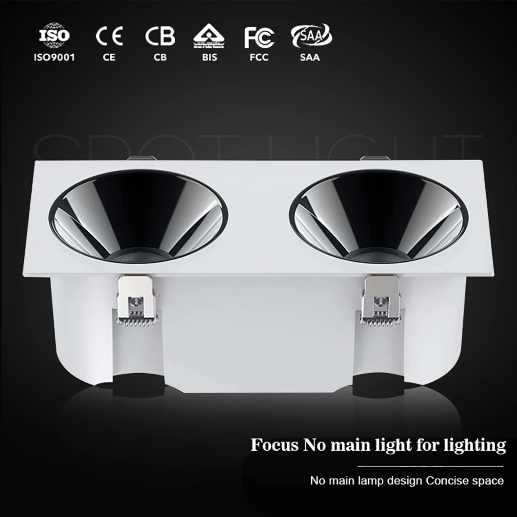 Deep Anti-Glare Spot Light COB Household No Main Light Lighting Wall Wash Light