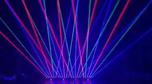 6 Heads RGB Full Color Fat Beam DJ Moving Head Laser Light for Nightclub Bar