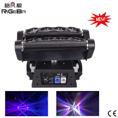 8*10W LED Spider Beam Effect Moving Head for Stage Light