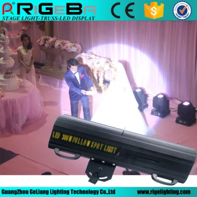 Stage Light Five Color+White Gobo Customization for 300W LED Follow Spot Light