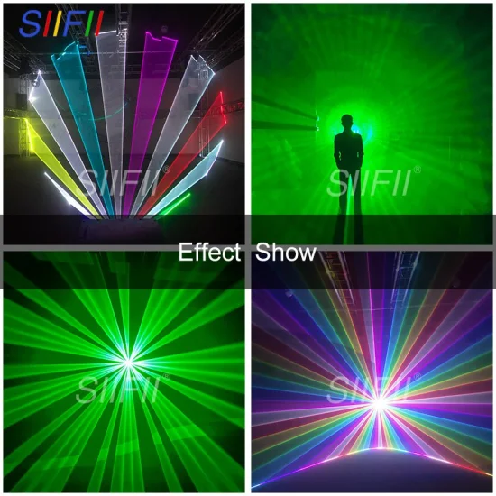 10W RGB Full Color Laser Light Christmas Special Effects Laser Lights