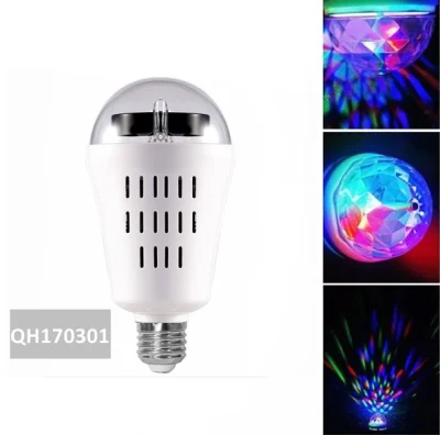Wedding Festival RGB Disco DJ Party Bar Remote Dimming Laser Projection Lamp Festival Colorful Crystal Magic Ball Disco Light