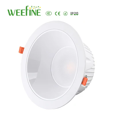 24W Tricolor Dimming Light LED Downlight Used for Shopping Hall Made of Aluminum Alloy Housing (WF-BJ-24W)